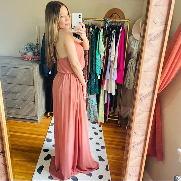 Show Me Your Mumu Heather Halter Maxi Dress - Picture 4 of 9